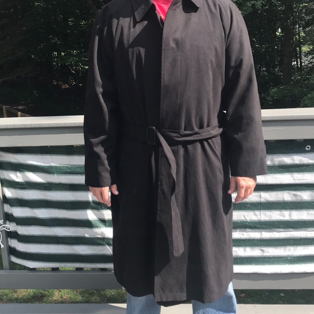 Weatherproof Black duster / Suit overcoat